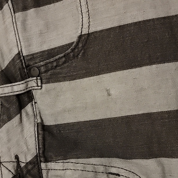 Bundle 2 Pairs Hurley Denim Striped Shorts - Picture 7 of 7